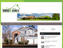 Tablet Screenshot of greenverifiedhomes.com